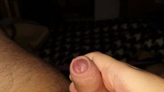Chubby boy jerk off after a hot chat session