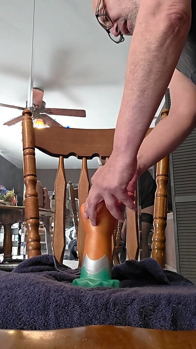 Maratona di dildo enormi dildo e plugs cross-vestito Asspussy Fest # 2