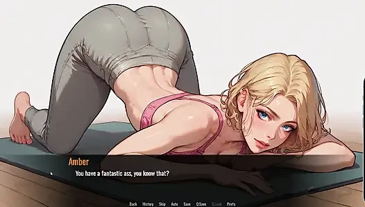 Eine heiße rothaarige stripperin gibt einen lapdance - willkommen im Port Haven # 4 Gameplay