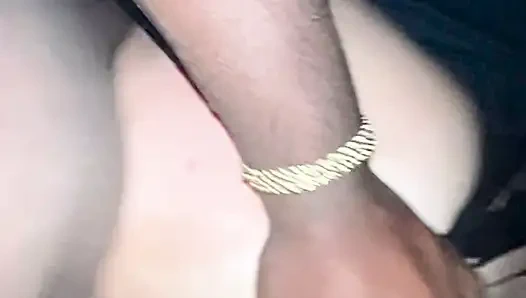 making my cheeks bounce on his big black cock