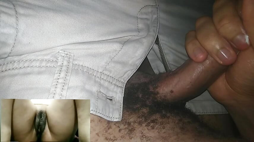 Masturbating on a video call