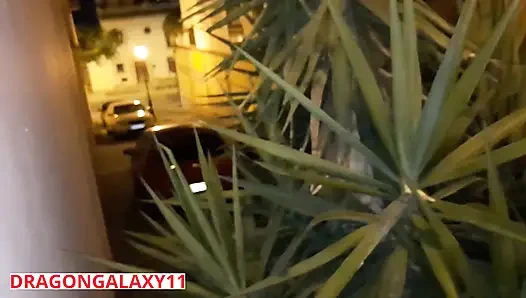 (Risky Public) Pov anal sex and creampie in the street with sexy latina college
