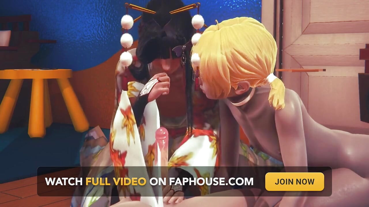Yaoi Femboy - 방에서 즐기는 두 명의 펨보이