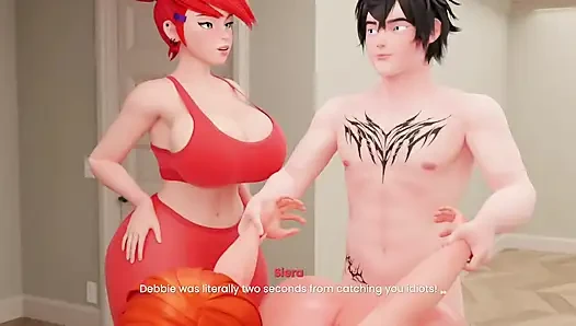 Eden lagi asik seks threesome sama zoe, siera, dan raven