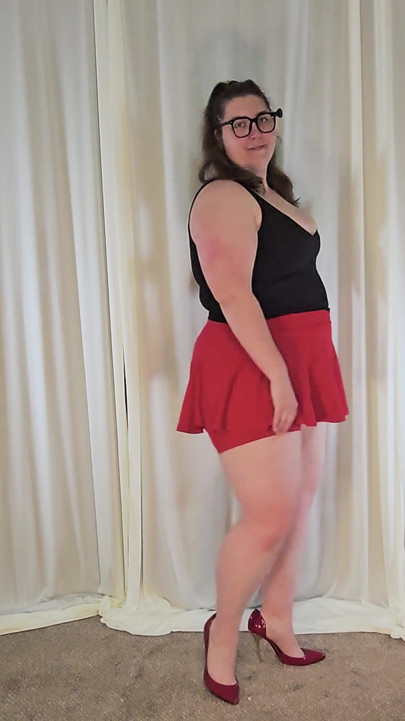 Tall Thick BBW Tries on World Cup Outfits
