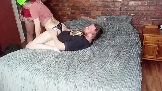 He enjoyed it with his cum dripping off me