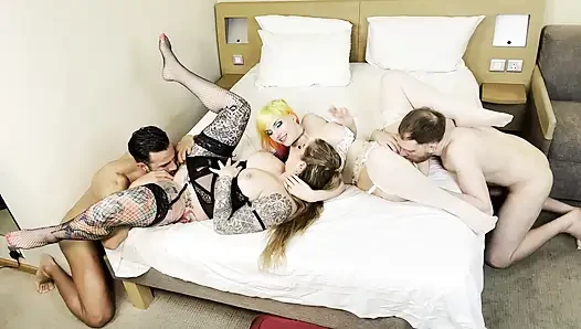 Bbgg paare ziehen sich zurück.