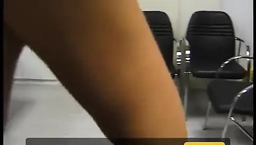 Blonde mature sucking his cock