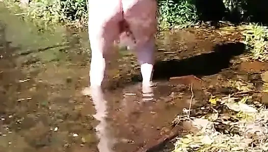 I took my stepmother to see a stream, and she ended up taking off all her clothes in front of me.