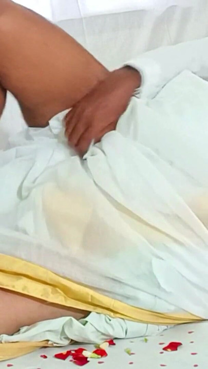 Thrilling moment from "first night sex story of newly married couples. Wife Sex with Husband with Passionate Love Enjoying"