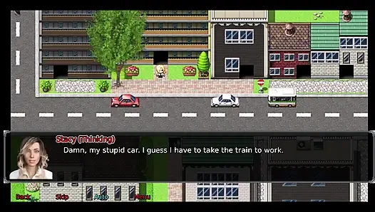 Ofisteki evli kadın #2 Simon Stacy'nin eteğine bakıp duruyor.