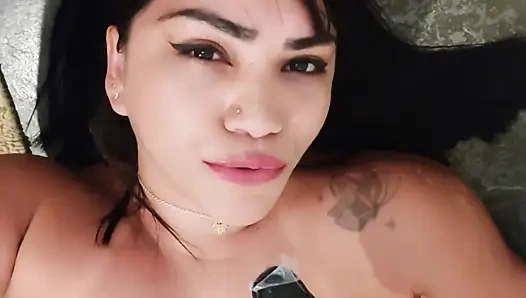 Komm, komm mit mir: Masturbier, während du zusiehst, wie ich den Dildo in meine Muschi stecke!