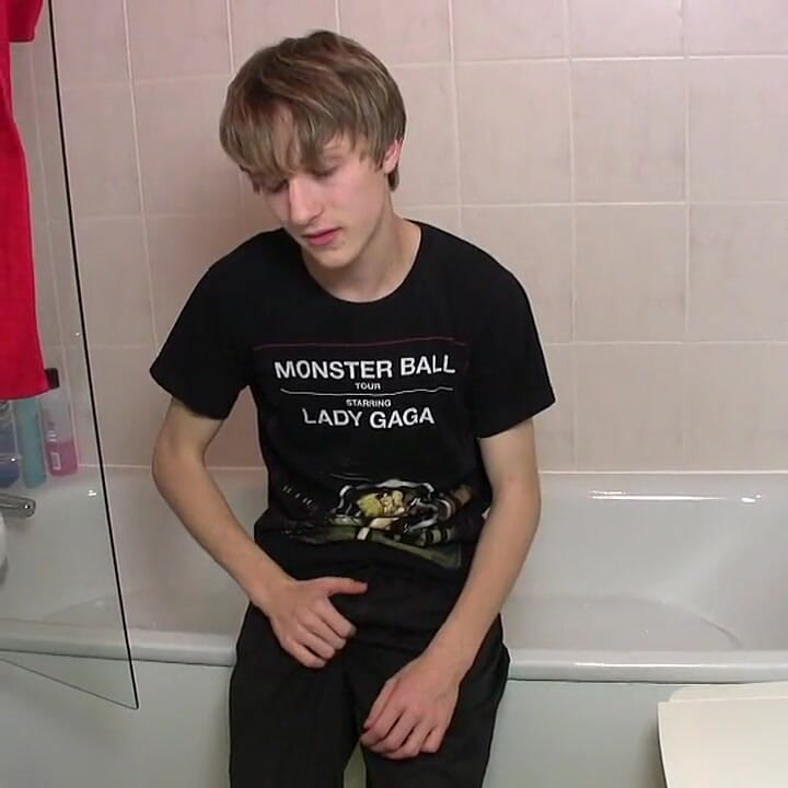 Troy in Bathroom