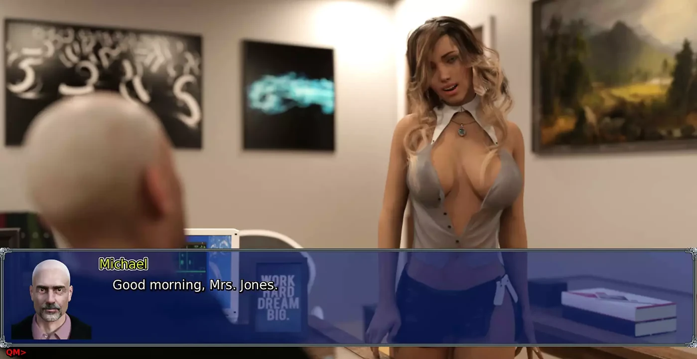 The Office Wife - Story Scenes #19 - 3d game - Developer on Patreon "jsdeacon"
