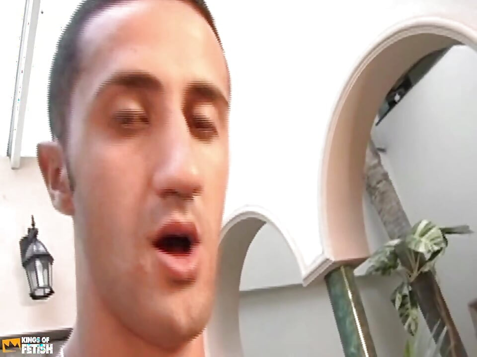Tattooed Guy Eats and Bangs Hard a Blonde Shemale with Big Asshole in Bareback Style