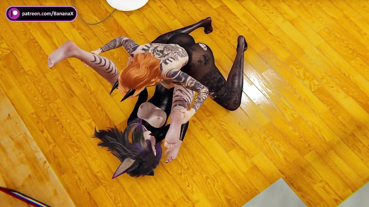 Futa Stepmom Uses Alt Stepdaughter Hard - Blowjob & Cum in Mouth