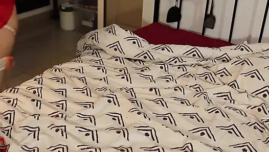 2565Eo_French amateur-fick in Satinkleider und dessous