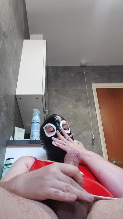 Smoking and Wanking in PVC
