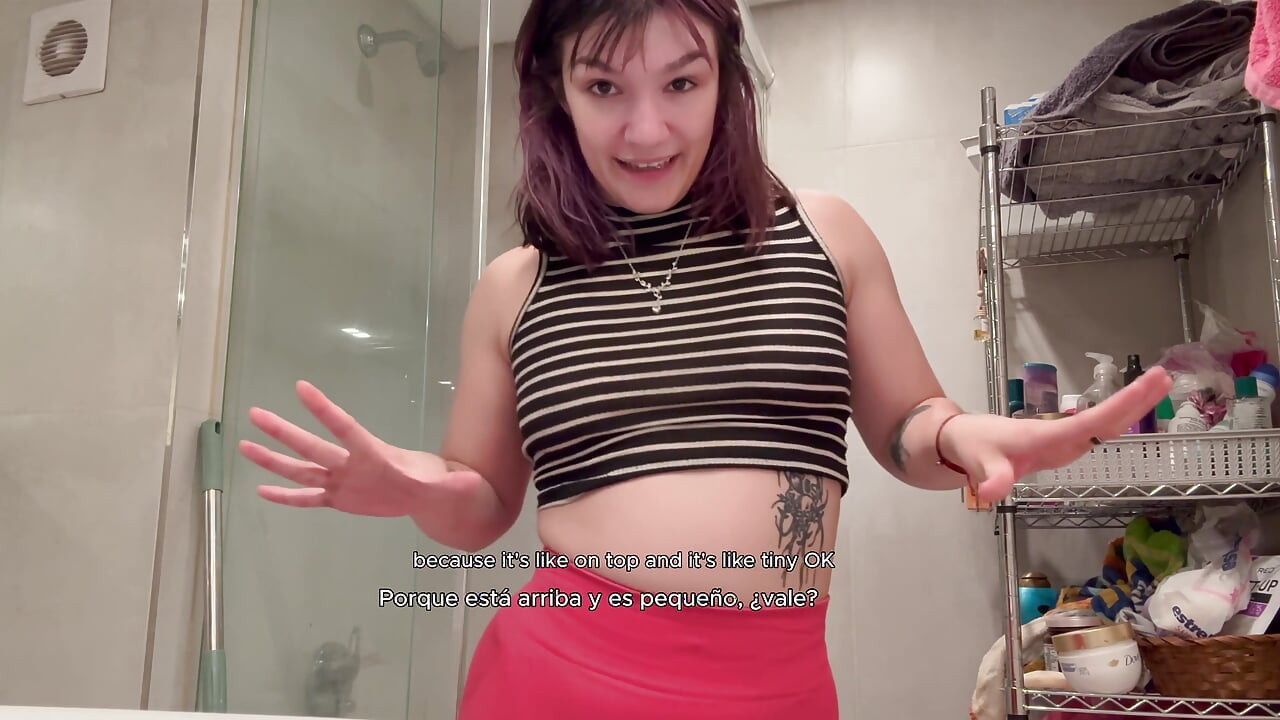 ¡Clase española! en la ducha te enseñaré un nuevo idioma