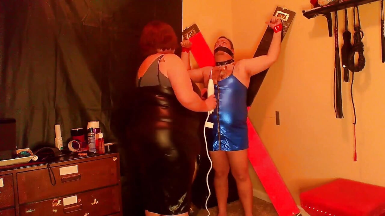 Mistress M and sissy slave 2