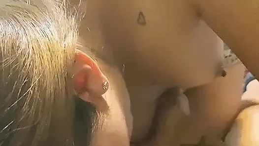 Sexy Latina slut with small tits knows how to give some deepthroated blowjobs that few women can do