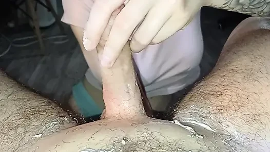 The treacherous stepdaughter ruined my orgasm, not letting me fully savor it.