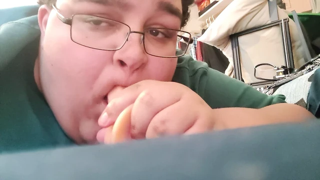 DanChub Sucks Off His NaughtyCock Dildo