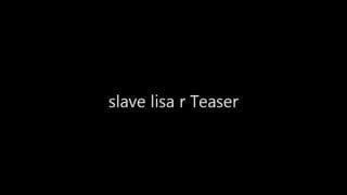 Slave lisa playing with her tits