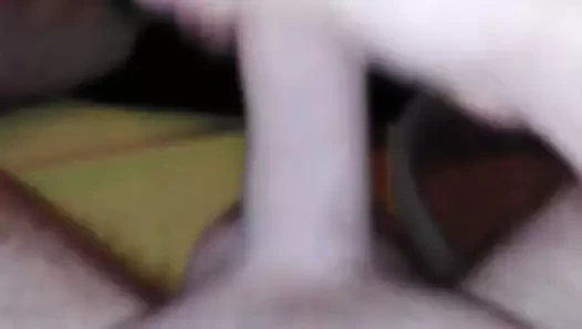 Ich beim Abspritzen