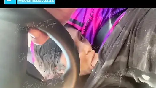 SexWorldTrip - I love Latina Teen Amateur Blowjob Car - Real Amateur Young Chica sucking in car - Love suck tourist driving car