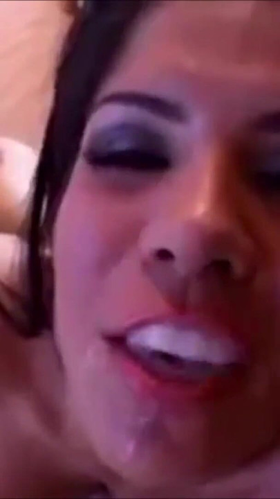 Iconic moment from "Sloppy Latina Blowjob!"