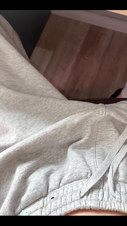 French Femboy Getting to Horny to Work and Jerk off Under His Desk