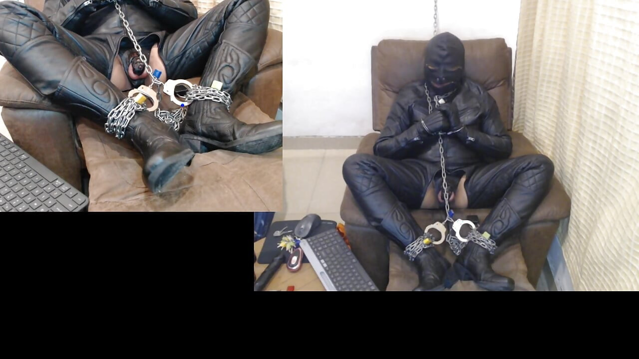 Selfbondage Leather Gay Live