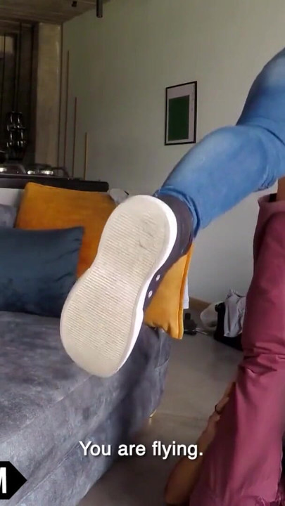 I met this CUTE LATINA WAITRESS who flirted over drinks and ended up STRETCHED back at my place | Clip 1