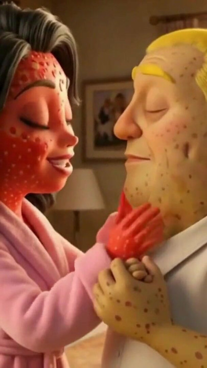 Episode 1 - Cute Strawberry Girl and Potato Man Sharing Sensual Moments AI Hentai | Clip 1