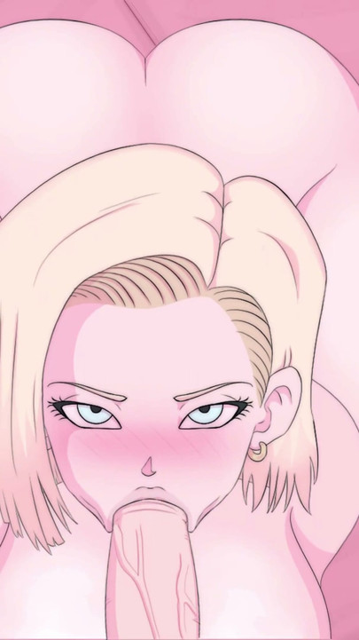 Interdimensional Desire - Fucking the Cute Pink Ass of Android 18 in front of her Husband | Clip 1