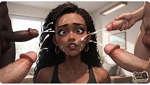 Ebony Queen's Tropical Blowjob: the Best Ebony XXX Porn!