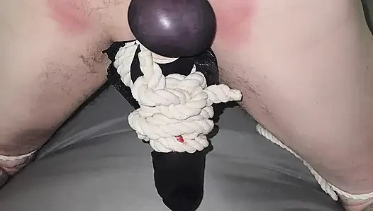 Goode Girl CBT a Nylon, Some Ropes and Ballbusting