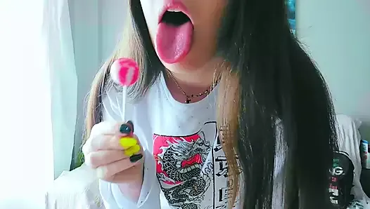 I want to suck more than lollipops let me feel u in my mouth horny student fucking herself while alone at home