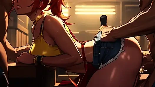 Misty vergisst alles über pokemon, als sie ihren ersten bbc sieht