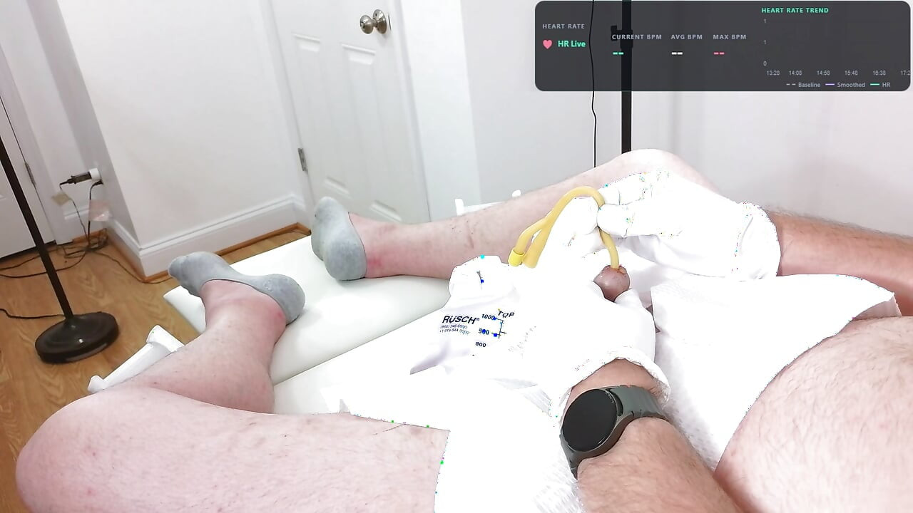 Zen 20 French Foley catheter insertion