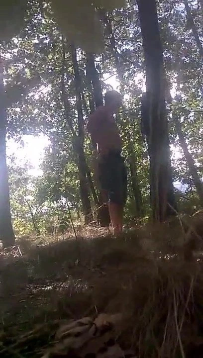 Nackt, Outdoor, nem Fremden einen geblasen