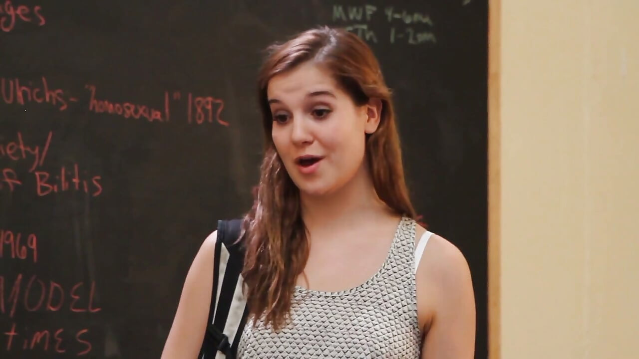 Fucking with her teacher on the table