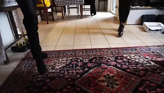 Femdom chicks love to kick their slave in balls