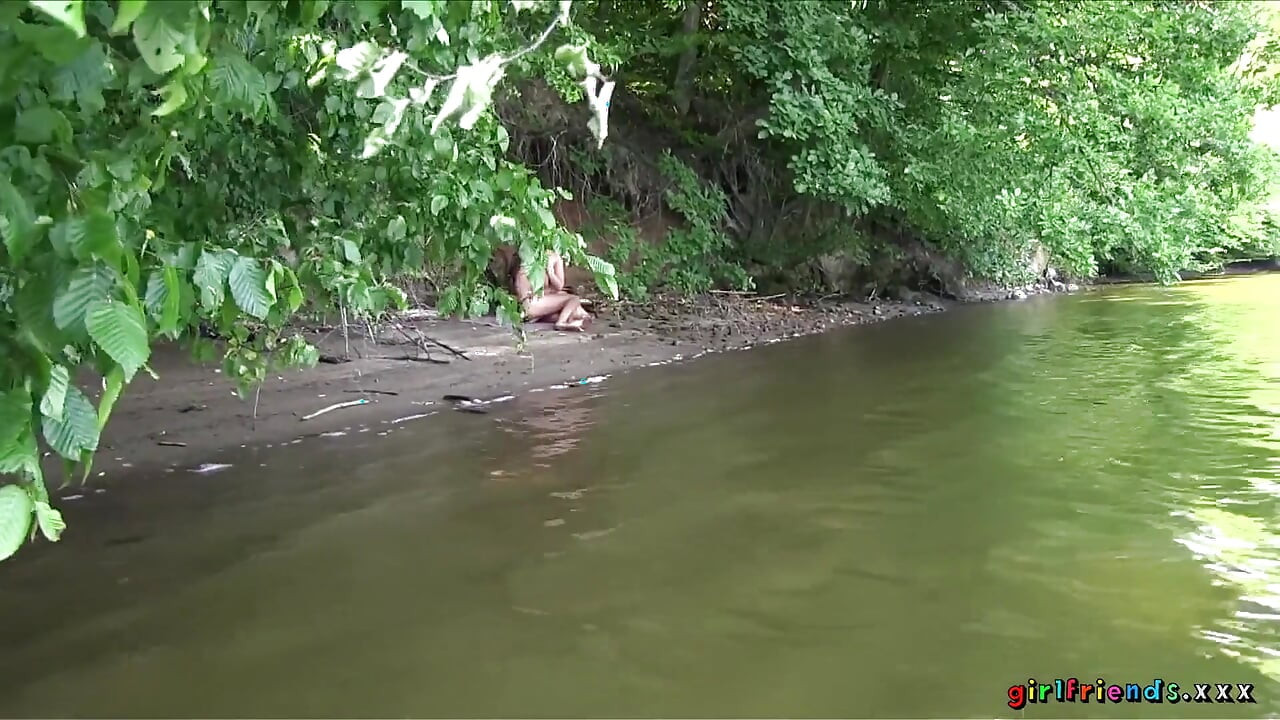 Girlfriends XXX - Outdoor Lesbian Threesome Out in Public