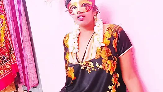 Hintli üvey kız kardeş kocasının üvey erkek kardeşini sikiyor. Telugu edepsizce konuşuyor.