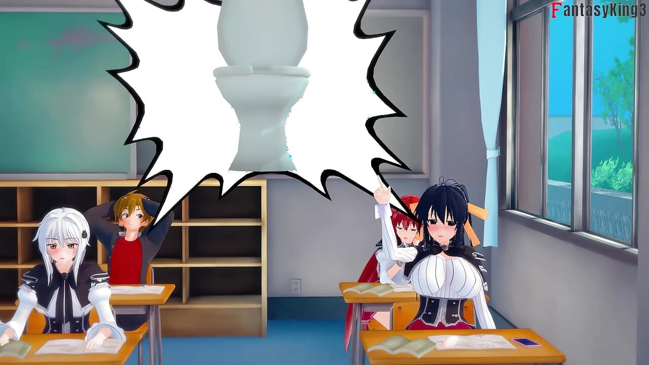 Watchin Kuroka & Irina Lesbian Sex - DXD NTR Madness Series