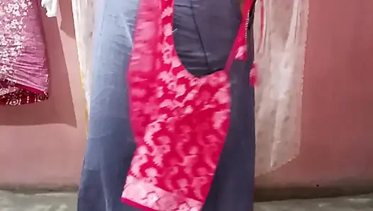 Yellow Saree Dropping Solo Sfw