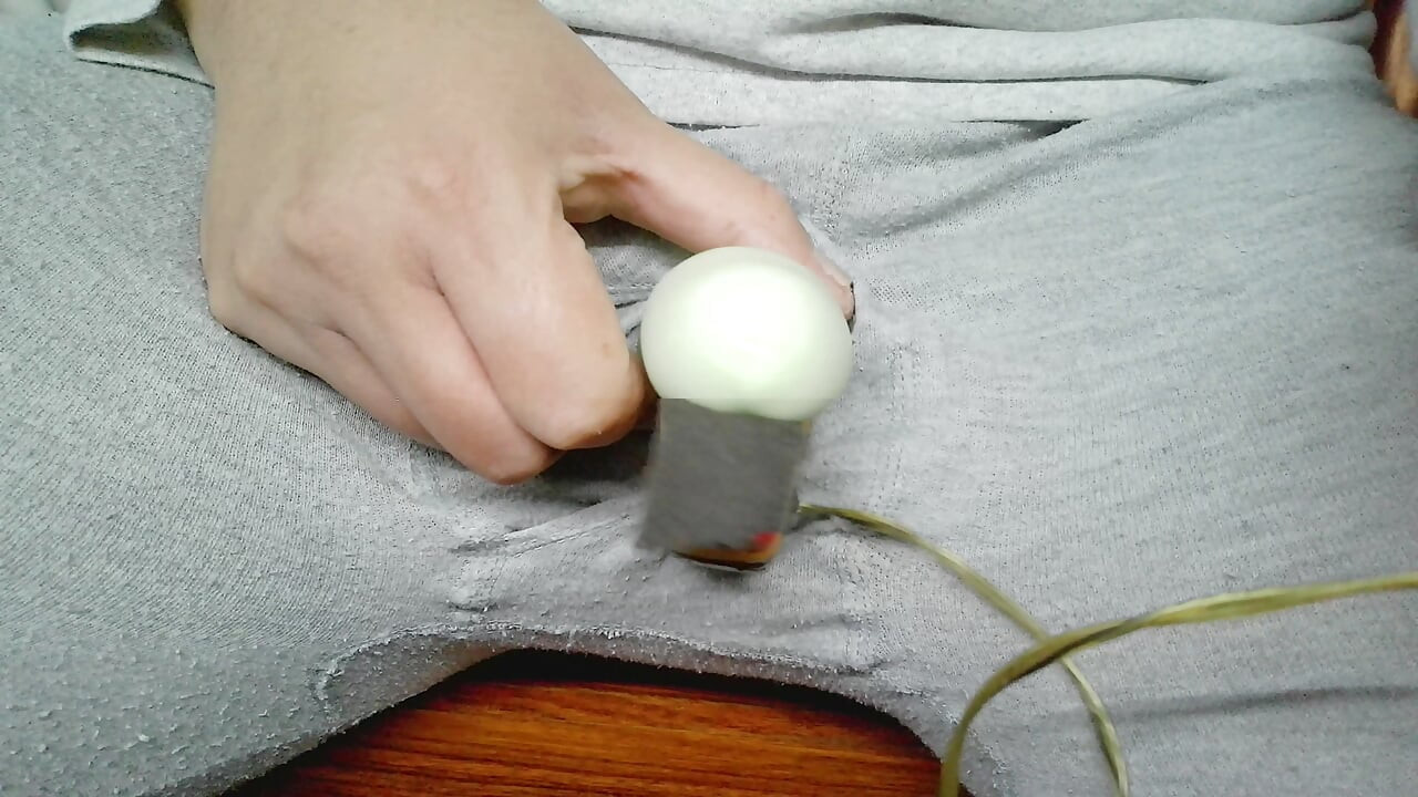 Multiple orgasms while wearing latex gloves