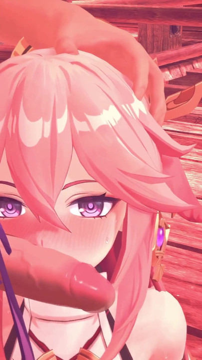 Genshin Impact - Raiden Shogun & Yae Miko Group Sex - 3D Hentai Animations